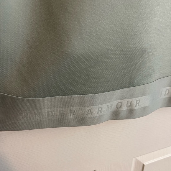 Under Armour Womens Sweatshirt Mint Green Unstoppable Move Mock Neck - Picture 7 of 7